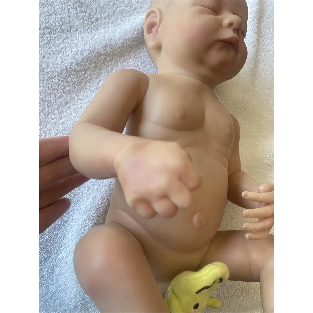 Reborn Baby‎ Doll Anatomic Male Newborn Male Eyelashes Fingernails Baby Boy